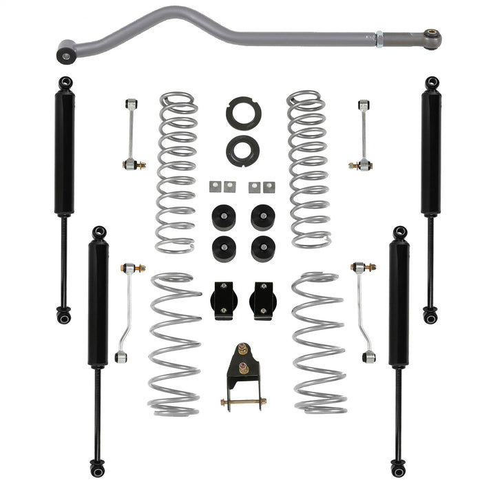 Rubicon Express JL7142T 3.5 Inch Standard Coil Lift Kit Wrangler JL with Twin Tube Shocks Rubicon Express - Truck Part Superstore
