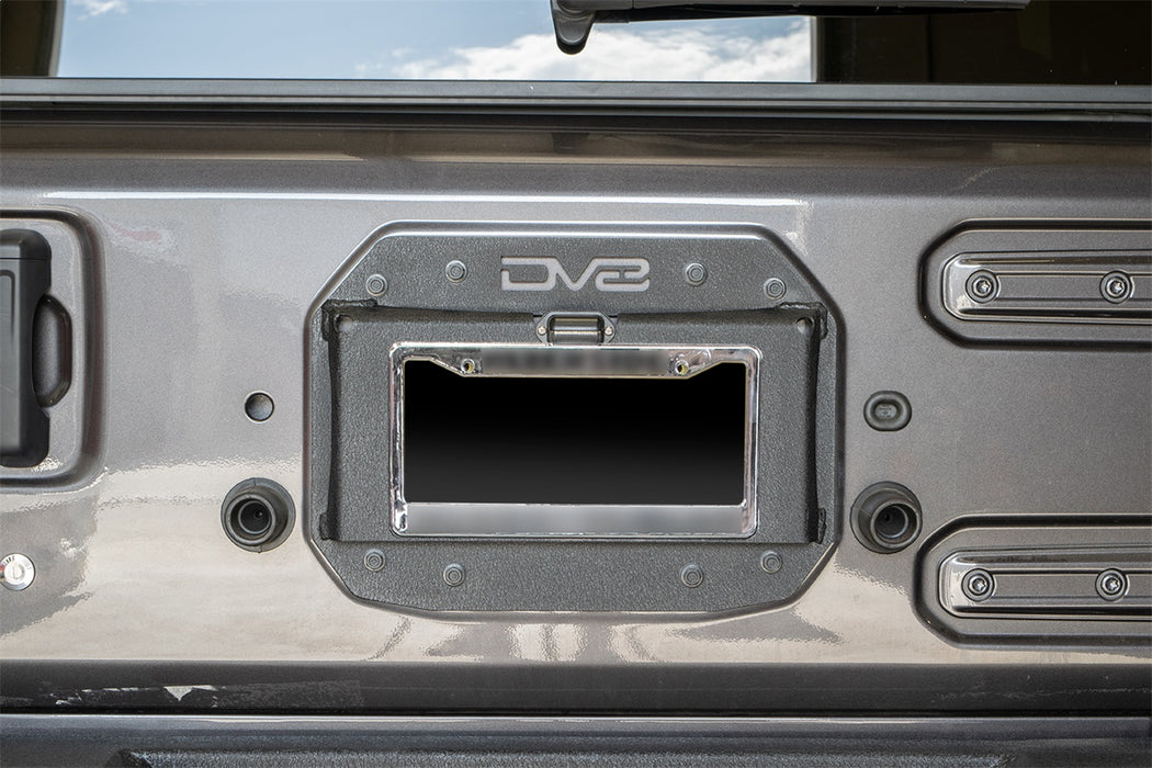 DV8 Offroad JLTS-01 Spare Tire Delete Kit; 3/16 in. Steel Plate; Textured Black; - Truck Part Superstore