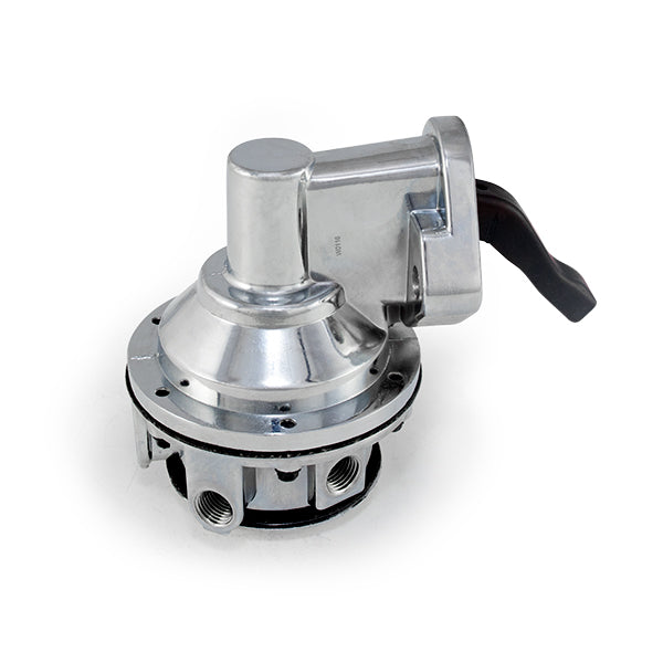 Top Street Performance JM1004C Mechanical Fuel Pump; Two Valve 80 GPH 8 PSI BBC Gen2 Mark IV (396-454); Chrome - Truck Part Superstore