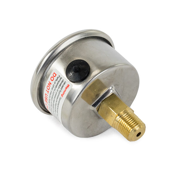Top Street Performance JM1018 Fuel Pressure Gauge; Liquid Filled 0-100 PSI - Truck Part Superstore