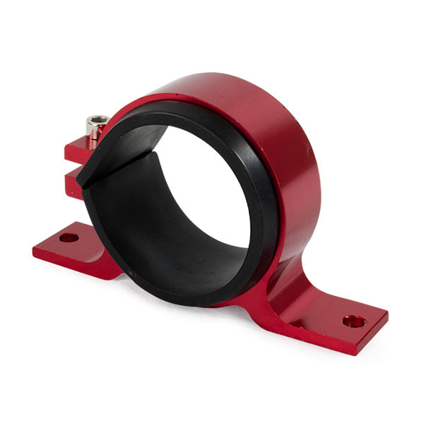 Top Street Performance JM1019R Fuel Pump Bracket; Aluminum Bosch 044 Style; Red - Truck Part Superstore