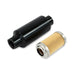 Top Street Performance JM1021BK 10 Micron Paper Fuel Filter with Black Aluminum Housing - Truck Part Superstore