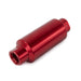 Top Street Performance JM1021R 10 Micron Paper Fuel Filter with Red Aluminum Housing - Truck Part Superstore