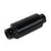 Top Street Performance JM1022BK 40 Micron Stainless Steel Fuel Filter with Black Aluminum Housing - Truck Part Superstore