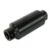 Top Street Performance JM1023BK 100 Micron Stainless Steel Fuel Filter with Black Aluminum Housing - Truck Part Superstore