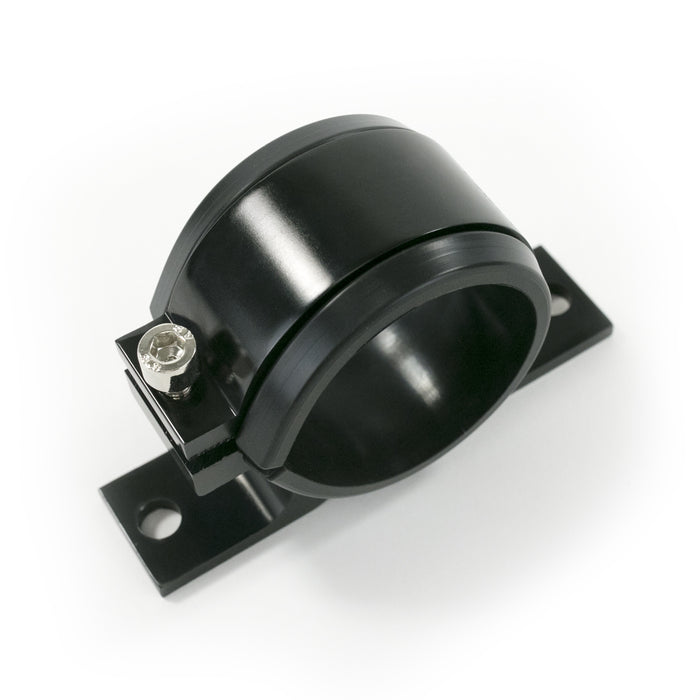 Top Street Performance JM1027BK Fuel Filter Bracket; Aluminum 50mm ID; Black - Truck Part Superstore