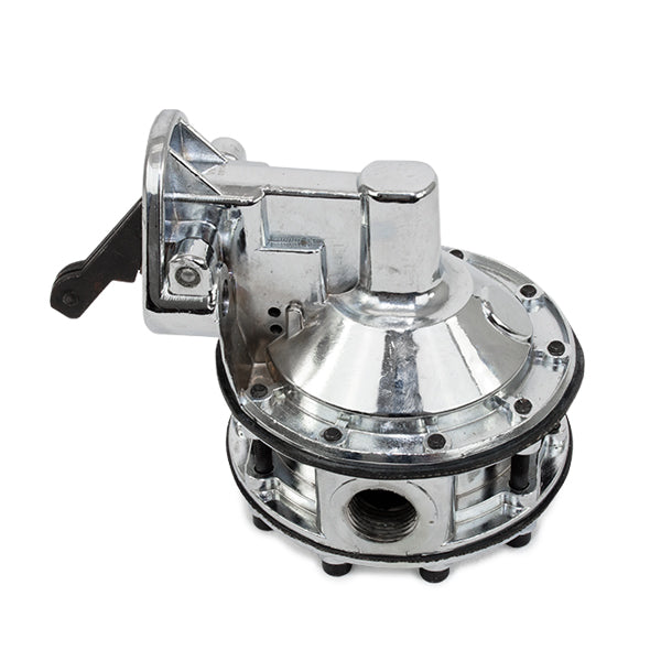 Top Street Performance JM1037C Chevy Small Block V8 (262-400) Six-Valve 130 GPH 12-16 PSI Mechanical Fuel Pump - Truck Part Superstore