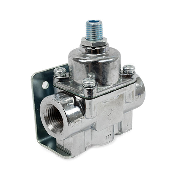 Top Street Performance JM1055C Chrome Aluminum 1-4 PSI Fuel Pressure Regulator - Truck Part Superstore