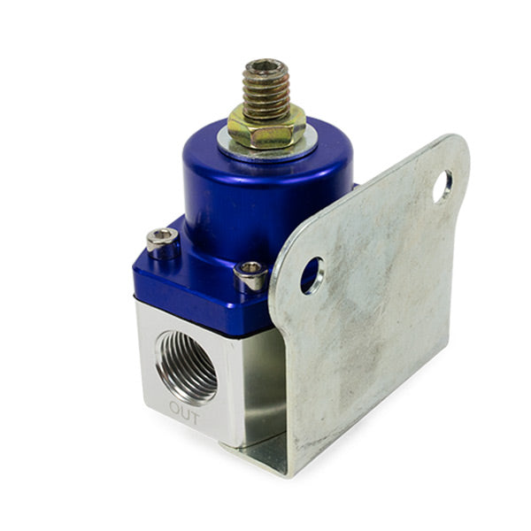 Top Street Performance JM1057BL Blue Anodized Aluminum 5-12 PSI Fuel Pressure Regulator - Truck Part Superstore
