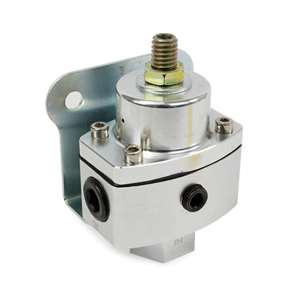 Top Street Performance JM1057CA Clear Anodized Aluminum 5-12 PSI Fuel Pressure Regulator - Truck Part Superstore