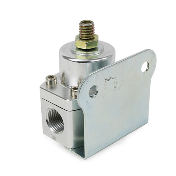 Top Street Performance JM1057CA Clear Anodized Aluminum 5-12 PSI Fuel Pressure Regulator - Truck Part Superstore
