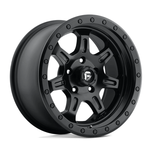 Fuel 1PC D57217858350 D572 17X8.5 6X5.5 MT-BLK 07MM - Truck Part Superstore
