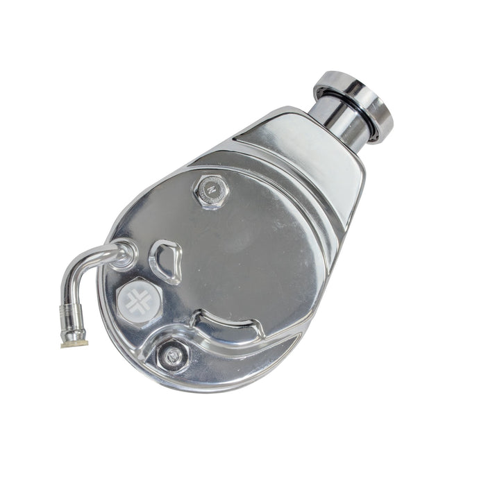 Top Street Performance JM2000C GM Saginaw P Series Style Chrome Power Steering Pump - Truck Part Superstore