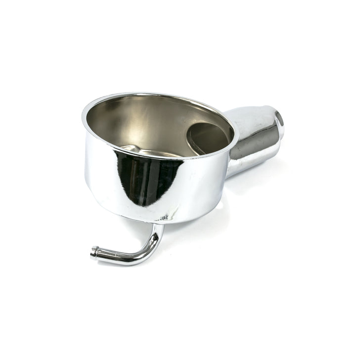 Top Street Performance JM2004 Power Steering Pump Reservoir; GM Saginaw "Banjo Style;" Chrome - Truck Part Superstore