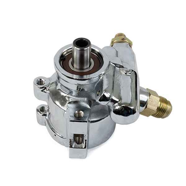 Top Street Performance JM2010C GM Type 2 (Saginaw TC Series) Style Chrome Power Steering Pump - Truck Part Superstore