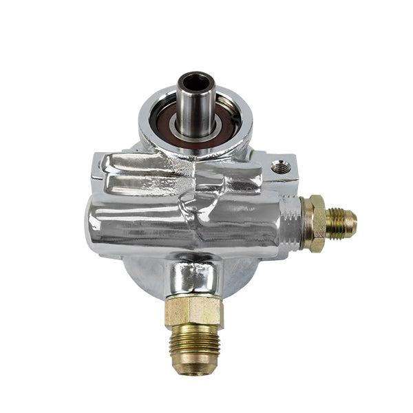 Top Street Performance JM2010C GM Type 2 (Saginaw TC Series) Style Chrome Power Steering Pump - Truck Part Superstore