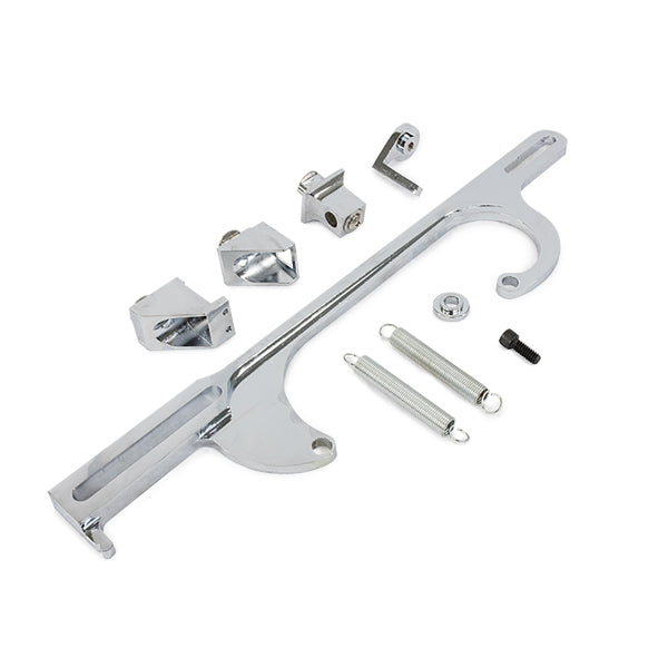 Top Street Performance JM3101C Holley 4150/4160 Style 4 BBL Chrome Aluminum Throttle Cable Bracket - Truck Part Superstore