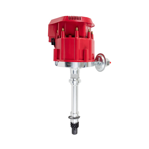 Top Street Performance JM6500R HEI Distributor with Super Cap; Chevrolet SB/BB Gen. 2 "Mark IV" V8; Red - Truck Part Superstore