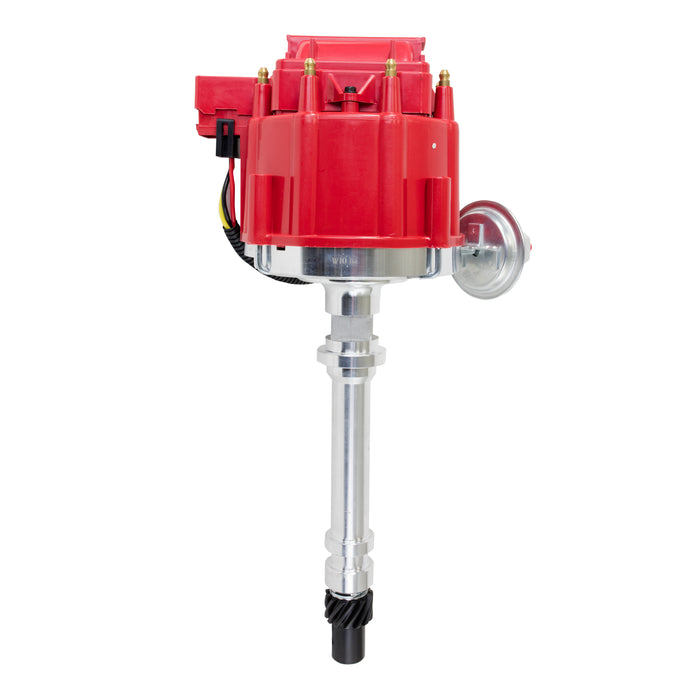 Top Street Performance JM6501R Chevy Small Block (262-400)/Big Block (396-454) V8 HEI Distributor with Red Cap - Truck Part Superstore