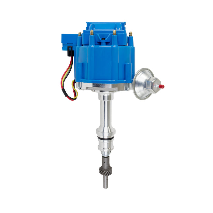 Top Street Performance JM6502-5BL Ford Small Block V8 5.0 L EFI to Carb Conversion HEI Distributor with Blue Cap - Truck Part Superstore