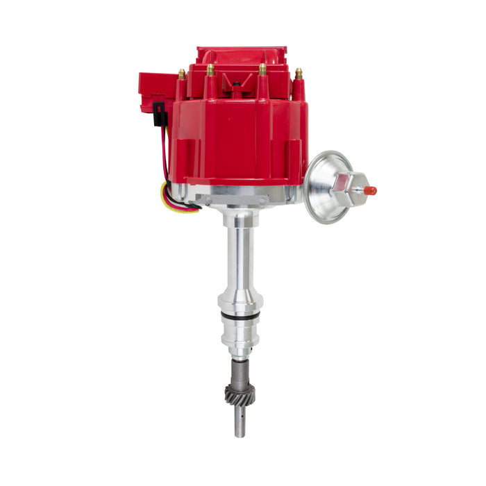 Top Street Performance JM6502-5R Ford Small Block V8 5.0 L EFI to Carb Conversion HEI Distributor with Red Cap - Truck Part Superstore