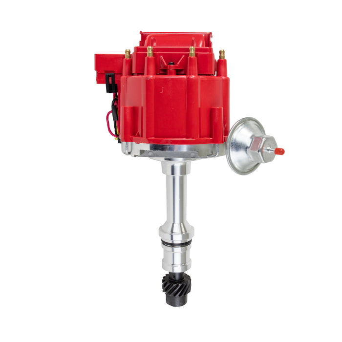 Top Street Performance JM6503R HEI Distributor; Oldsmobile V8 Gen. 2 (260; 370); Red - Truck Part Superstore