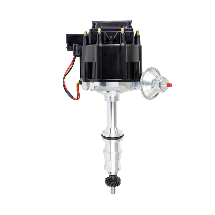 Top Street Performance JM6508-5BK HEI Distributor; Ford FE V8 (330; 361; 391) HD Trucks with 5/16" Shaft; Black - Truck Part Superstore