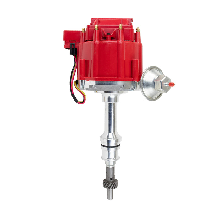 Top Street Performance JM6510R Ford Small Block 351W V8 HEI Distributor with Red Cap - Truck Part Superstore