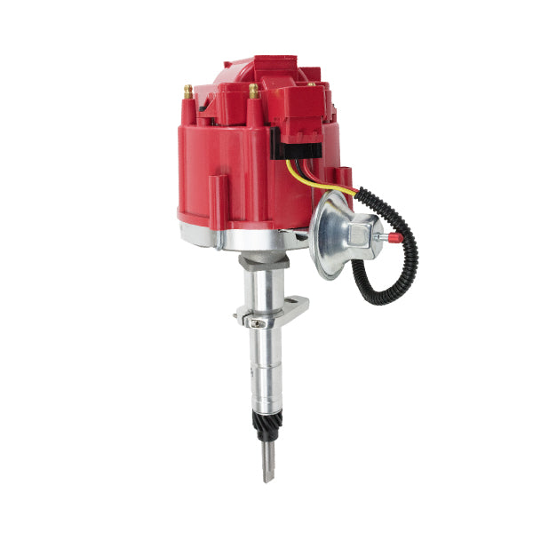 Top Street Performance JM6516R HEI Distributor; Chevrolet L6 (194 '49-'61; 216 '53-'62; 235 '41-'53); Red - Truck Part Superstore