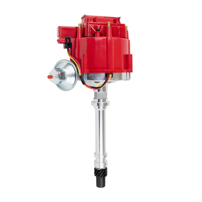 Top Street Performance JM6521R Chevy V6 (200-262) HEI Distributor with Red Cap - Truck Part Superstore