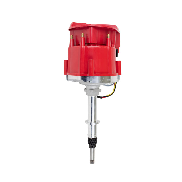 Top Street Performance JM6522R HEI Distributor Super Cap; Chevy I6 (194 62 Cars; 235 63 Cars; 230-292); Red - Truck Part Superstore