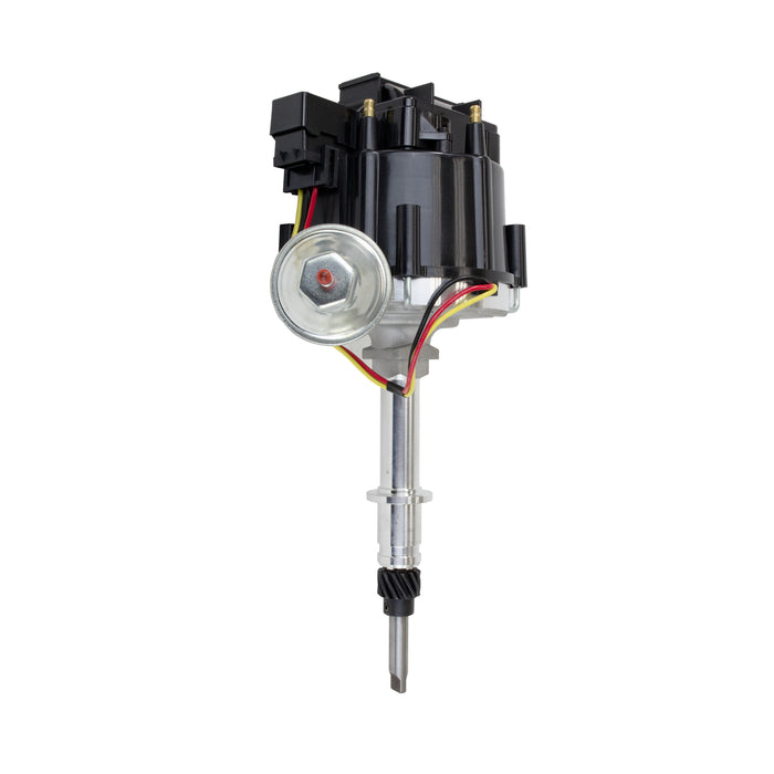 Top Street Performance JM6523BK Chevy 1963 & Later Inline 6 (194-292) HEI Distributor with Black Cap - Truck Part Superstore