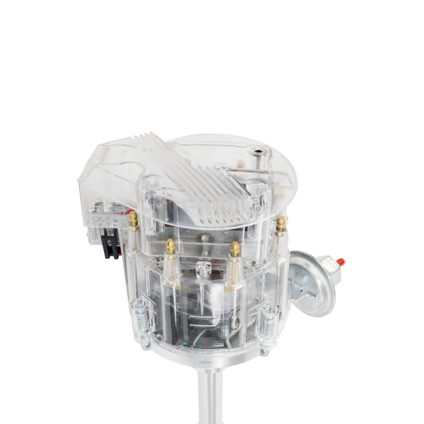 Top Street Performance JM6500CL HEI Distributor with Super Cap; Chevrolet SB/BB Gen. 2 "Mark IV" V8;  Clear - Truck Part Superstore