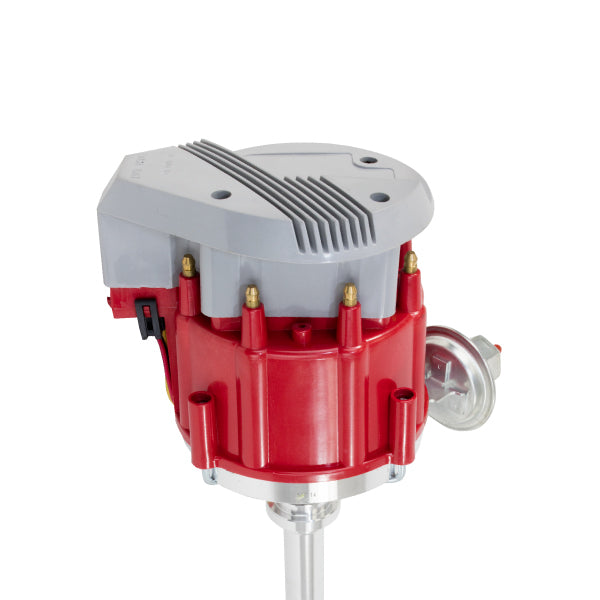 Top Street Performance JM6500GY HEI Distributor with Super Cap; Chevrolet SB/BB Gen. 2 "Mark IV" V8; Grey - Truck Part Superstore