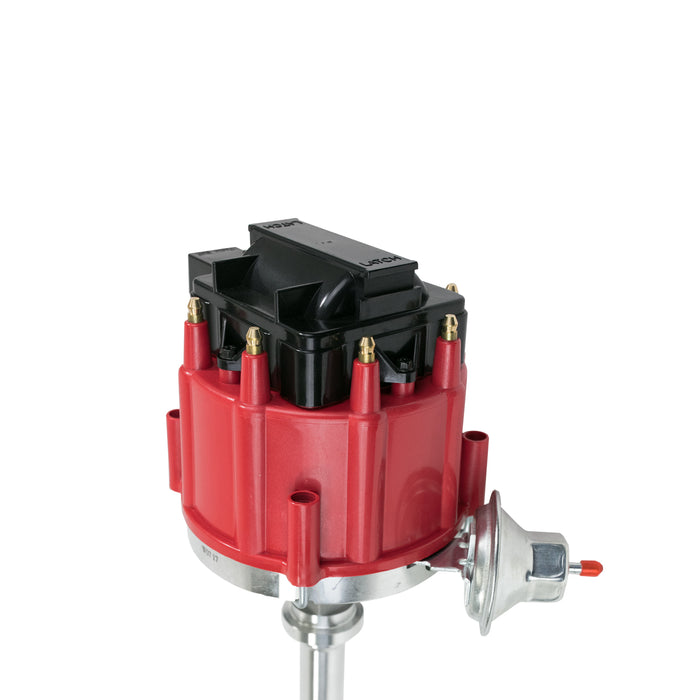 Top Street Performance JM6501RBK HEI Distributor; Chevrolet SB/BB Gen. 2 "Mark IV" V8; Red & Black - Truck Part Superstore