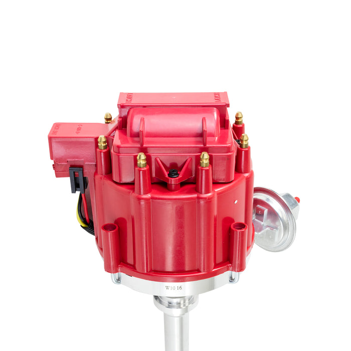 Top Street Performance JM6526R Buick Even-Fire V6 (231) HEI Distributor with Red Cap - Truck Part Superstore