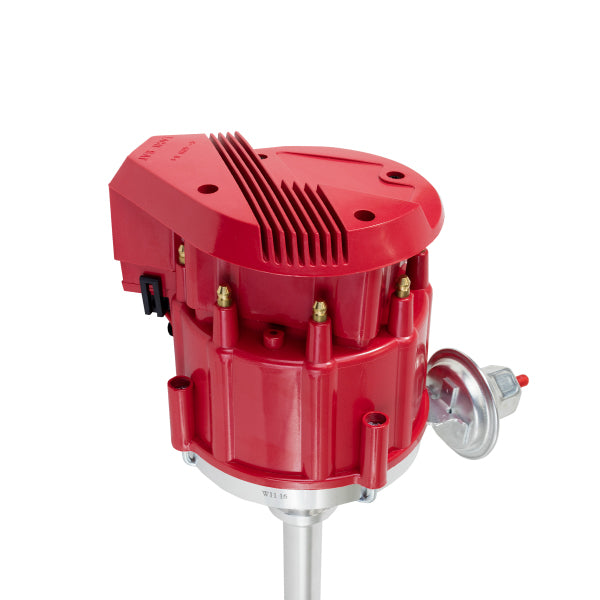 Top Street Performance JM6522R HEI Distributor Super Cap; Chevy I6 (194 62 Cars; 235 63 Cars; 230-292); Red - Truck Part Superstore
