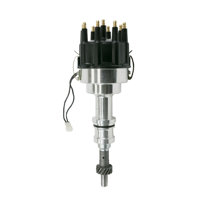 Top Street Performance JM6610BK Ford Small Block 351W V8 Pro Billet Distributor with Black Cap - Truck Part Superstore