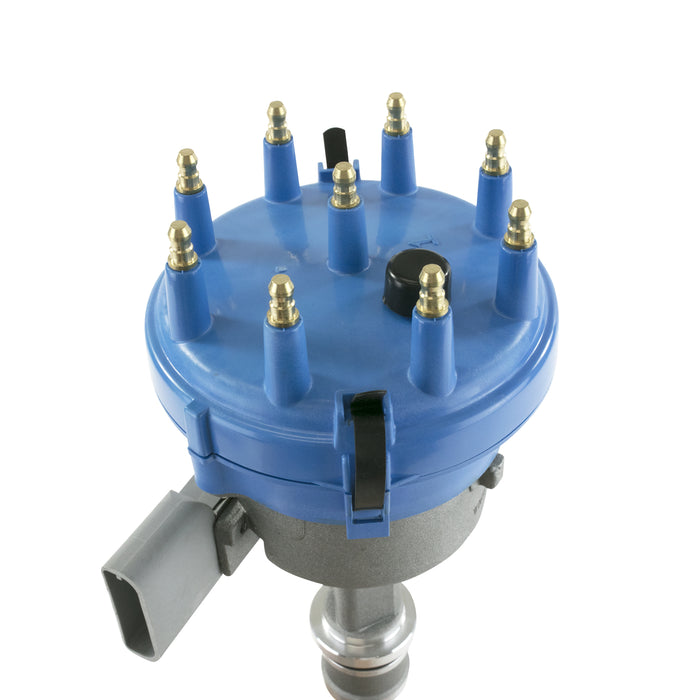 Top Street Performance JM6680BL Ford 1985-1991 Small Block V8 (5.0L) EFI Distributor with Blue Cap - Truck Part Superstore