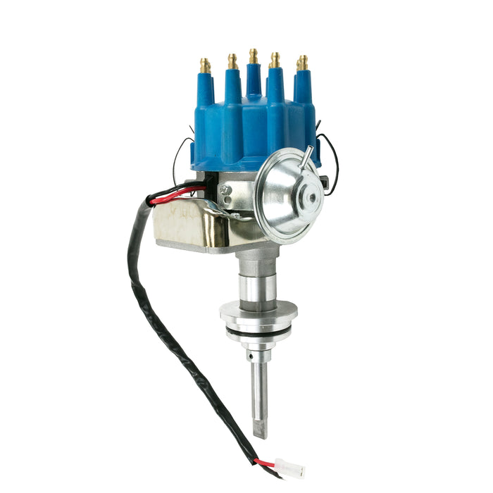 Top Street Performance JM6713BL Chrysler Small Block V8 (273-360) Ready to Run Distributor with Blue Cap - Truck Part Superstore