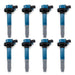 Top Street Performance JM6809-8 Blue 2011-2015 Ford 5.0 L V8 45,000 Volt Ignition Coil - Truck Part Superstore