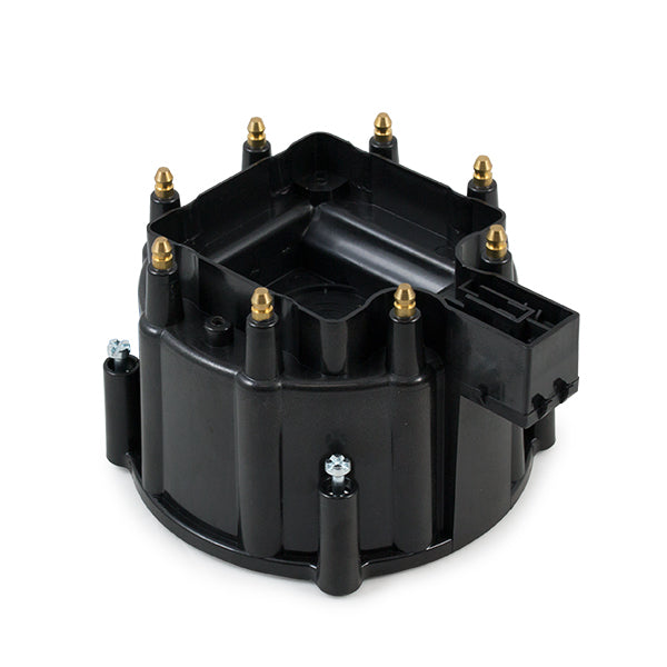 Top Street Performance JM6904BK HEI Distributor Cap; 8 Cylinder Male; Black - Truck Part Superstore