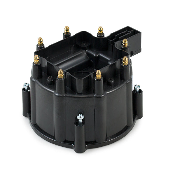 Top Street Performance JM6904BK HEI Distributor Cap; 8 Cylinder Male; Black - Truck Part Superstore
