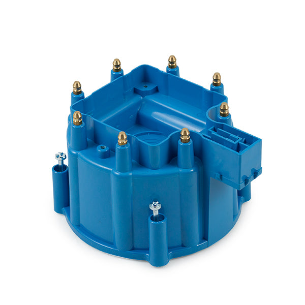 Top Street Performance JM6904BL HEI Distributor Cap; 8 Cylinder Male; Blue - Truck Part Superstore