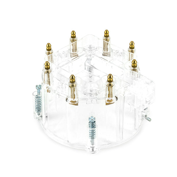 Top Street Performance JM6904CL HEI Distributor Cap; 8 Cylinder Male; Clear - Truck Part Superstore