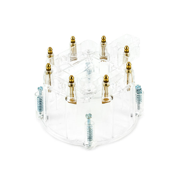 Top Street Performance JM6904CL HEI Distributor Cap; 8 Cylinder Male; Clear - Truck Part Superstore