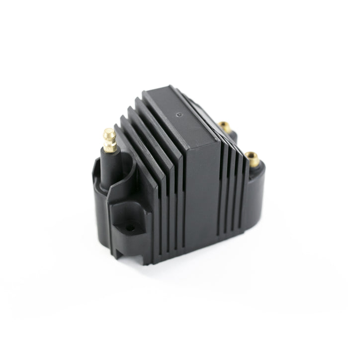 Top Street Performance JM6924BK Compact Black Square E-Core Ignition Coil; 40;000 Volts - Truck Part Superstore