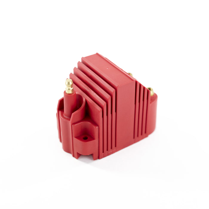 Top Street Performance JM6924R Compact Red Square E-Core Ignition Coil; 40;000 Volts - Truck Part Superstore