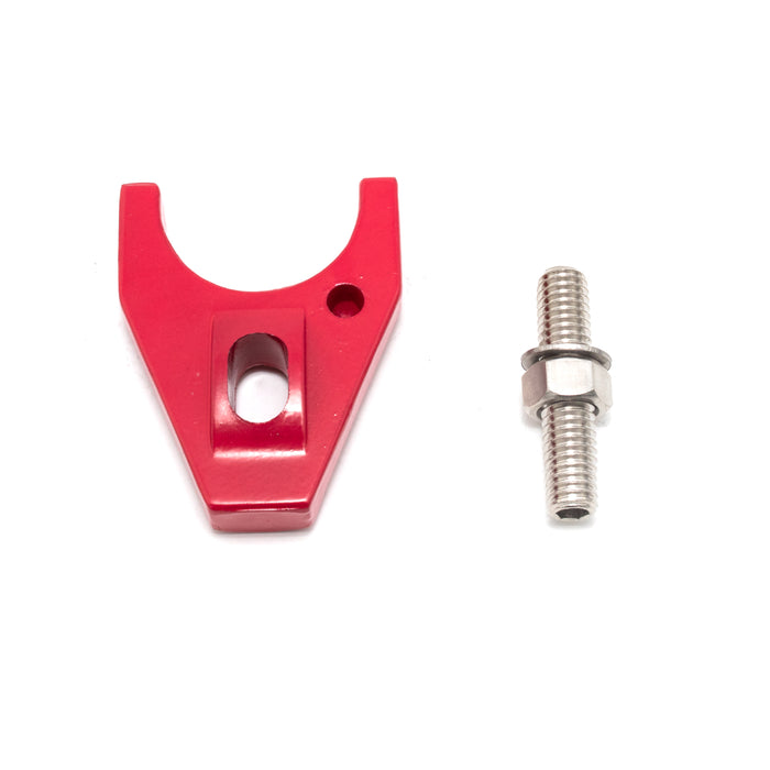 Top Street Performance JM6926R Red Billet Aluminum Chevy V8 Distributor Hold Down Clamp - Truck Part Superstore