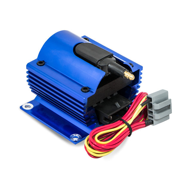 Top Street Performance JM6930BL Blue Square E-Core 50,000 Volt Ignition Coil - Truck Part Superstore